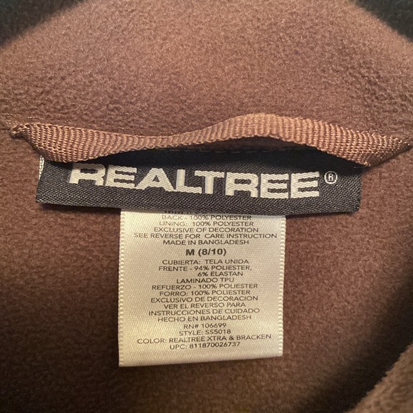 Brand New Realtree Camouflage Jacket…size M (8-10) - Picture 4 of 4